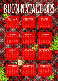 STROFINACCIO BENNY CALENDARIO 60X80 Tellini S.r.l. Ingrosso Abbigliamento